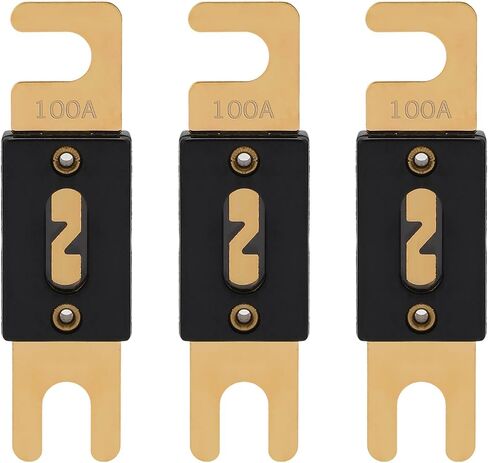 100A ANL FUSE 100 AMP Inline Blade Fuses 32V لـ CAR Audio Unverter Automotive Stereo (حزمة من 3 أجزاء) in Kuwait