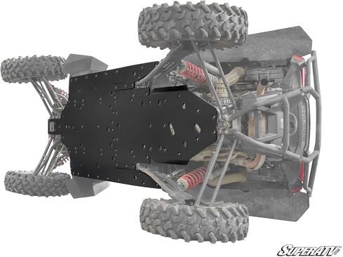 SuperATV ARMW Heavy-Duty Skid Plate for Polaris RZR XP 4 Turbo S (2019+) – Full Underbody Protection, Easy Clean-Up, Made in USA in Saudi Arabia
