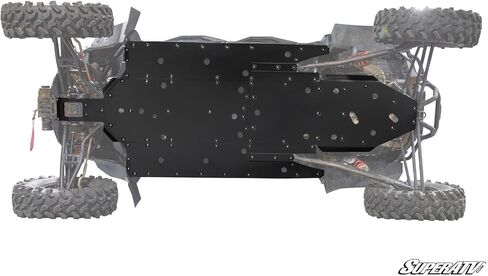SuperATV ARMW Heavy-Duty Skid Plate for Polaris RZR XP 4 Turbo S (2019+) – Full Underbody Protection, Easy Clean-Up, Made in USA in Saudi Arabia