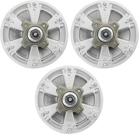Caltric 3 مجموعة مغزل مع الترباس متوافق مع John Deere Z860A Z910A Z920A TCA20639 TCA17517 in Saudi Arabia