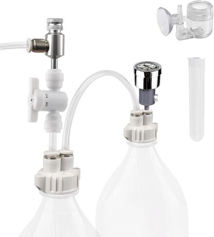 DIY CO2 kit for Aquarium with CO2 Diffuser & Needle Valve, G211 in Saudi Arabia