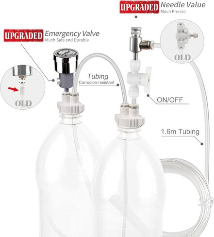 DIY CO2 kit for Aquarium with CO2 Diffuser & Needle Valve, G211 in Saudi Arabia