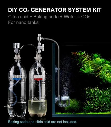 DIY CO2 kit for Aquarium with CO2 Diffuser & Needle Valve, G211 in Saudi Arabia