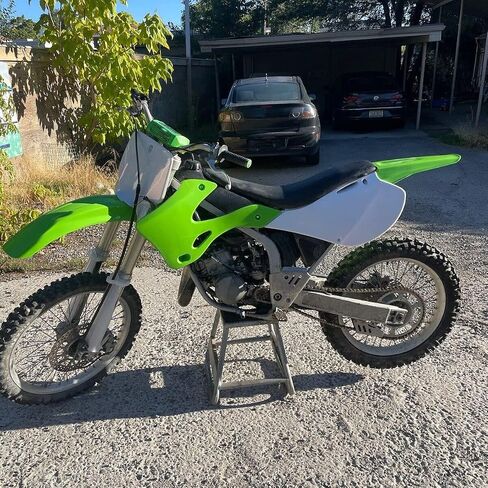 ECOTRIC Replica Plastic kit Compatible With Kawasaki KX125 KX250 1999 2000 2001 2002, Black in Saudi Arabia