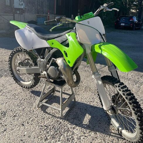 ECOTRIC Replica Plastic kit Compatible With Kawasaki KX125 KX250 1999 2000 2001 2002, Black in Saudi Arabia