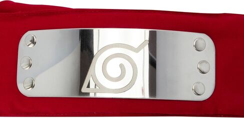 Abystyle Naruto Shippuden الرسمية Konoha Red Beadbled Replica Size alual 35 "x1.9" anime cosplay naruto merch naruto jousp naruto cosplay merch gift in Saudi Arabia
