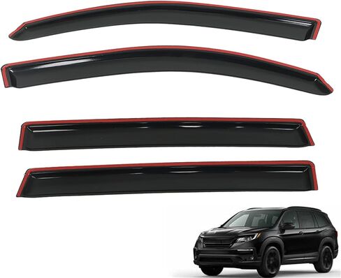 Munirater Window Vent Vent Valsors Sun Guards Replaction for 2016 2017 2018 2019 2020 2021 2022 Pilot in Saudi Arabia