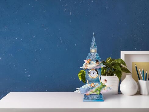 Enesco Disney Traditions by Jim Shore Peter Pan Time to Find Neverland Figurine Clock, 10.25 Inch, Multicolor in Saudi Arabia