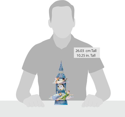 Enesco Disney Traditions by Jim Shore Peter Pan Time to Find Neverland Figurine Clock, 10.25 Inch, Multicolor in Saudi Arabia
