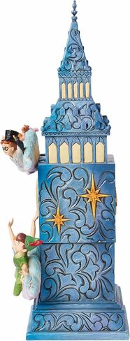 Enesco Disney Traditions by Jim Shore Peter Pan Time to Find Neverland Figurine Clock, 10.25 Inch, Multicolor in Saudi Arabia