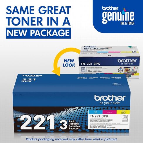 Brother Genuine High Yield Toner Cartridge, TN225M, Replacement Magenta Toner, Page Yield Up To 2,200 Pages, Amazon Dash Replenishment Cartridge, TN225 in Saudi Arabia