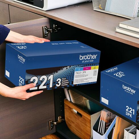 Brother Genuine High Yield Toner Cartridge, TN225M, Replacement Magenta Toner, Page Yield Up To 2,200 Pages, Amazon Dash Replenishment Cartridge, TN225 in Saudi Arabia