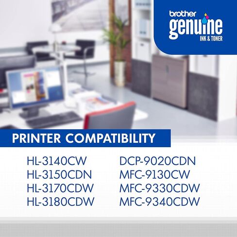 Brother Genuine High Yield Toner Cartridge, TN225M, Replacement Magenta Toner, Page Yield Up To 2,200 Pages, Amazon Dash Replenishment Cartridge, TN225 in Saudi Arabia