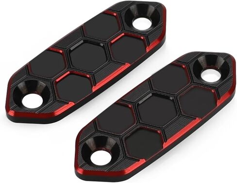 Motorcycle Rear View Mirror Hole Cap Block Off Base Plates Cover Decorative Compatible with Ninja 650 300 400 500 ZX-6R ZX-4RR ZX4R(Black) in Saudi Arabia