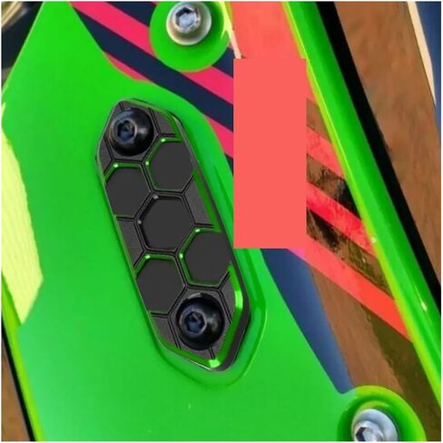 Motorcycle Rear View Mirror Hole Cap Block Off Base Plates Cover Decorative Compatible with Ninja 650 300 400 500 ZX-6R ZX-4RR ZX4R(Black) in Saudi Arabia