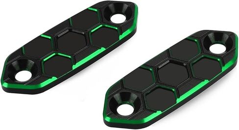 Motorcycle Rear View Mirror Hole Cap Block Off Base Plates Cover Decorative Compatible with Ninja 650 300 400 500 ZX-6R ZX-4RR ZX4R(Black) in Saudi Arabia