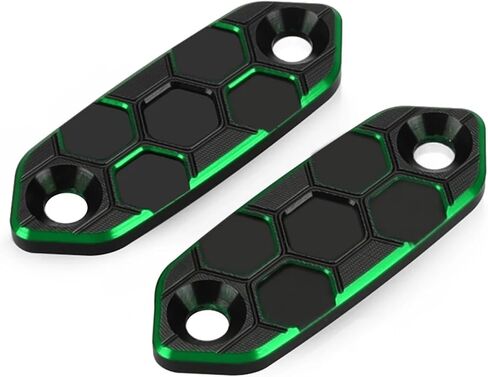 Motorcycle Rear View Mirror Hole Cap Block Off Base Plates Cover Decorative Compatible with Ninja 650 300 400 500 ZX-6R ZX-4RR ZX4R(Black) in Saudi Arabia