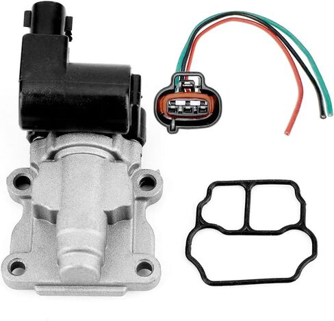 صمام التحكم في الهواء الخمول IAC/FIT لـ Chevrolet Prizm Toyota Corolla 1998-2002 1.8L 22270-22050 22270-0D030 222700D030 2227022050 (Valve and Gasket) in Saudi Arabia