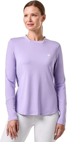 Coolibar UPF 50+ Women's Match Point Long Sleeve Tee - Sun Protective in Saudi Arabia