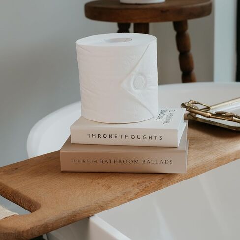 كتب ديكور الحمام الجميلة Kibaga - مجموعة من كتابين عصريين لرفك الحمام - ديكور مراحيض مضحكة وإكسسوارات لإضافة سحر وروح الدعابة إلى مساحتك in Kuwait