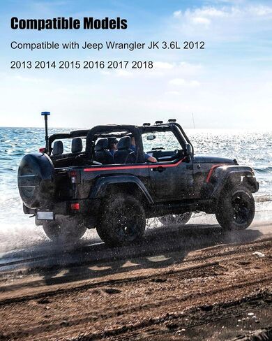 مجموعة حزام محرك مع بكرات المتوتر الحزام نوبات لجيب Wrangler JK 3.6L 2012-2018 استبدال 4627038AA in Kuwait