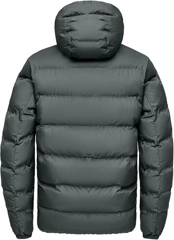 Little Donkey Andy Men's Puffer Jacket Warm Winter Coat with Hood Lightweight Insulated Quilted Jacketss for Snow Ski in Saudi Arabia