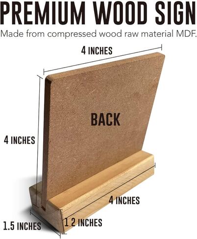 بلد في حقل من الورود، وهي عبارة عن لوحة خشبية على شكل زهرة برية، ديكور مكتبي، ديكور مكتبي تحفيزي ريفي على شكل زهور للمنزل، مقاس 10.16 × 10.16 سم in Kuwait
