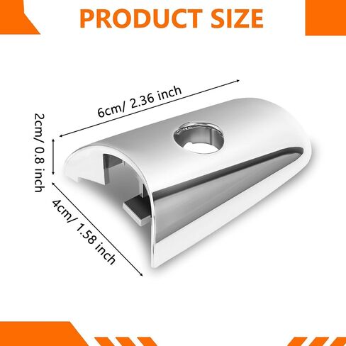 KIMISS Exterior Door Handle Key Hole Trim, 80646‑1BA0A Chrome Left Driver Side Door Handle Cover Cap for QX60 QX70 QX80 EX35 FX35 FX50 QX50 QX56 in Saudi Arabia