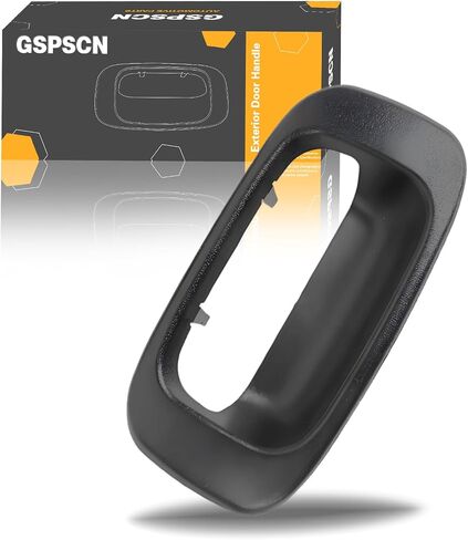 GSPSCN Chrome الباب الخلفي مقبض مقبض مزلاج وحافة مدي | ملائمة لعام 1999-2007 Chevy Silverado GMC Sierra 1500 2500 3500 | الخلفية الخارجية مع مقاطع قضيب | استبدال# 15997911 ، 15228539 ، 15228540 ، 15228541 in Kuwait