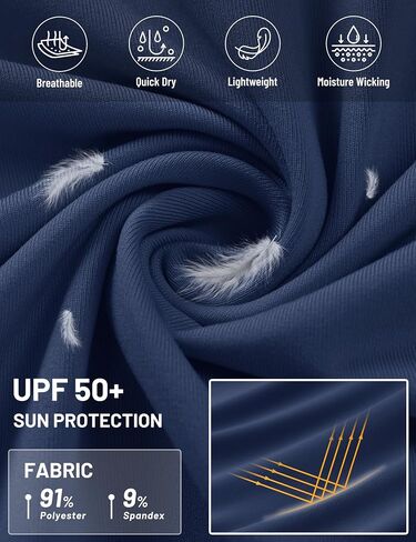 TACVASEN Mens Sun Protection Athletic Shirts UPF 50+ Rash Guard Long Sleeve Quarter Zip Sun Hoodie Running Fishing Shirt in Kuwait