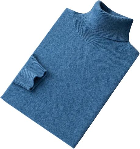100% Cashmere Turtleneck Men's Pullover Autumn and Winter Soft, Light and Warm Roll-Neck Pullover Knitted Sweater in Saudi Arabia