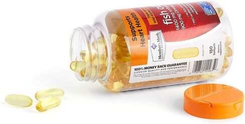 Member's Mark - أوميغا 3 ، زيت السمك 1400 ملغ (900 ملغ من EPA/DHA) ، مطلي معوي ، 150 Softgels in Saudi Arabia