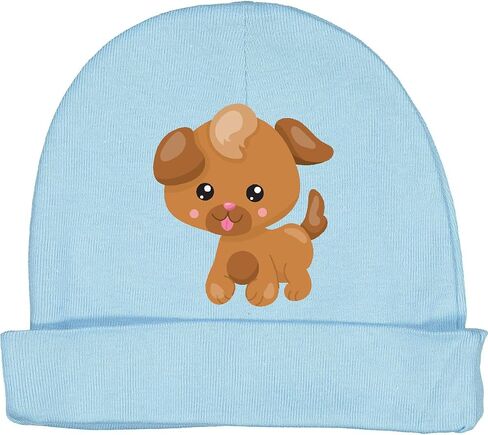 inktastic Cute Dog, Little, Brown Dog, Puppy, Pet Baby Beanie Hat in Saudi Arabia