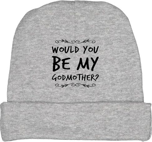 inktastic Would You Be My Godmother Baby Beanie Hat in Saudi Arabia