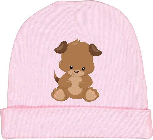 inktastic Cute Dog, Little, Brown Dog, Puppy, Pet Baby Beanie Hat in Saudi Arabia