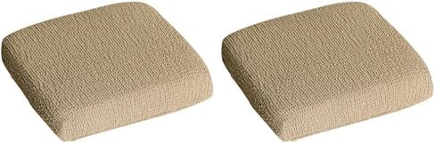 Poday 2 PCS Square Bar Bar Cover ، غطاء براز مربع مرون مرتفع ، غطاء مكافحة ، غطاء مقاوم للغبار ، غطاء البراز القابل للغسل 12-15 بوصة Lightgray in Kuwait
