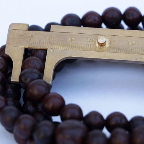11 mm Antique Phoenix Eye Bodhi Seed Japa Mala Handmade in Nepal in Saudi Arabia