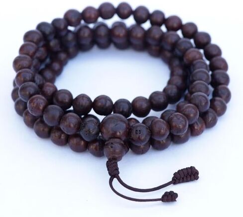 11 mm Antique Phoenix Eye Bodhi Seed Japa Mala Handmade in Nepal in Saudi Arabia