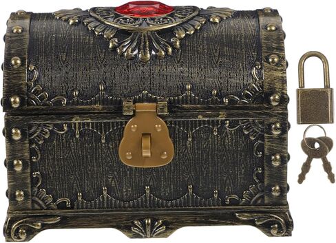 PRETYZOOM Decorative Keepsake Box Retro Jewelry Storage Chest for Trinkets Compact for Desktop Display and Giving for Birthdays and Anniversaries in Saudi Arabia