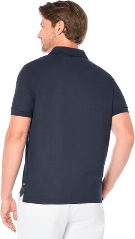Nautica Men's Classic Short Sleeve Solid Performance Deck Polo Shirt in Saudi Arabia