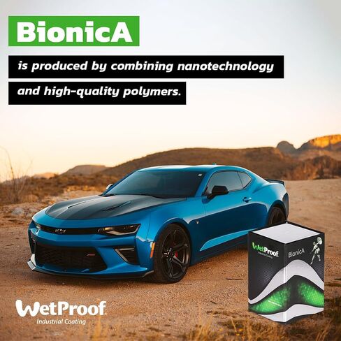 BIONICA Car Wax Nano Ceramic Coating - 50ml - Water Repellent, Scratch Resistance, High Gloss, UV Protection, Easy Application - for All Cars, Bikes, Motorbikes, Motorcycles, SUV's in Saudi Arabia
