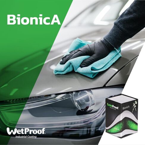 BIONICA Car Wax Nano Ceramic Coating - 50ml - Water Repellent, Scratch Resistance, High Gloss, UV Protection, Easy Application - for All Cars, Bikes, Motorbikes, Motorcycles, SUV's in Saudi Arabia