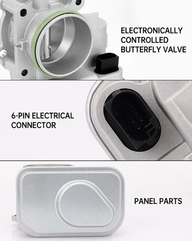 جسم خنق Oklpf متوافق مع Dodge Avenger ، Journey ، Caliber ، Jeep Compass ، Patriot ، Chrysler Sebring 200 1.8L 2.0L 2.4L Throttle Body استبدال الرقم 4891735AB in Saudi Arabia