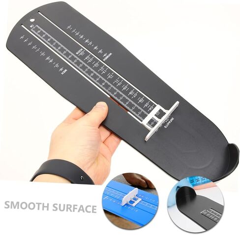 2pcs جهاز قياس الأحذية الكبار قياس قدم قدم قدم المسطرة حاكم المقياس Brannock القياس in Kuwait