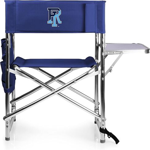 PICNIC TIME NCAA Wingate University Bulldogs Sports Chair with Side Table, Beach Chair, Camp Chair for Adults, (Navy Blue) in Saudi Arabia
