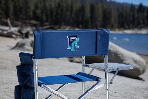 PICNIC TIME NCAA Wingate University Bulldogs Sports Chair with Side Table, Beach Chair, Camp Chair for Adults, (Navy Blue) in Saudi Arabia