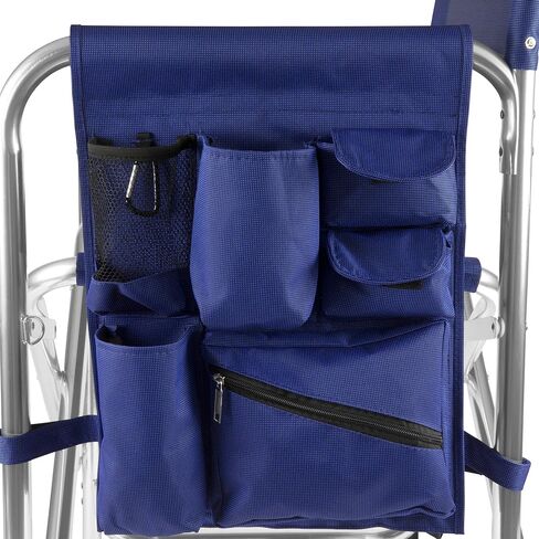 PICNIC TIME NCAA Wingate University Bulldogs Sports Chair with Side Table, Beach Chair, Camp Chair for Adults, (Navy Blue) in Saudi Arabia