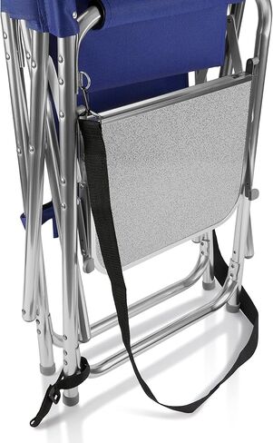 PICNIC TIME NCAA Wingate University Bulldogs Sports Chair with Side Table, Beach Chair, Camp Chair for Adults, (Navy Blue) in Saudi Arabia