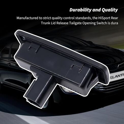 Hisport 81260-A5000 New Trunk Lid Lock Handle زر متوافق مع 2013-2017 Hyundai Elantra GT 1.8L ، 2014-2017 Hyundai Elantra GT 2.0L Hatchback ، 2007-2020 Hyundai i30 acplimation for 81260a5000 in Saudi Arabia