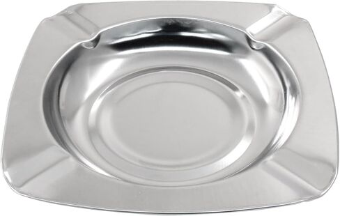 10 Pcs Stainless Steel Ashtray, Cigar Ashtray Metal Ash Tray(Square) in Saudi Arabia
